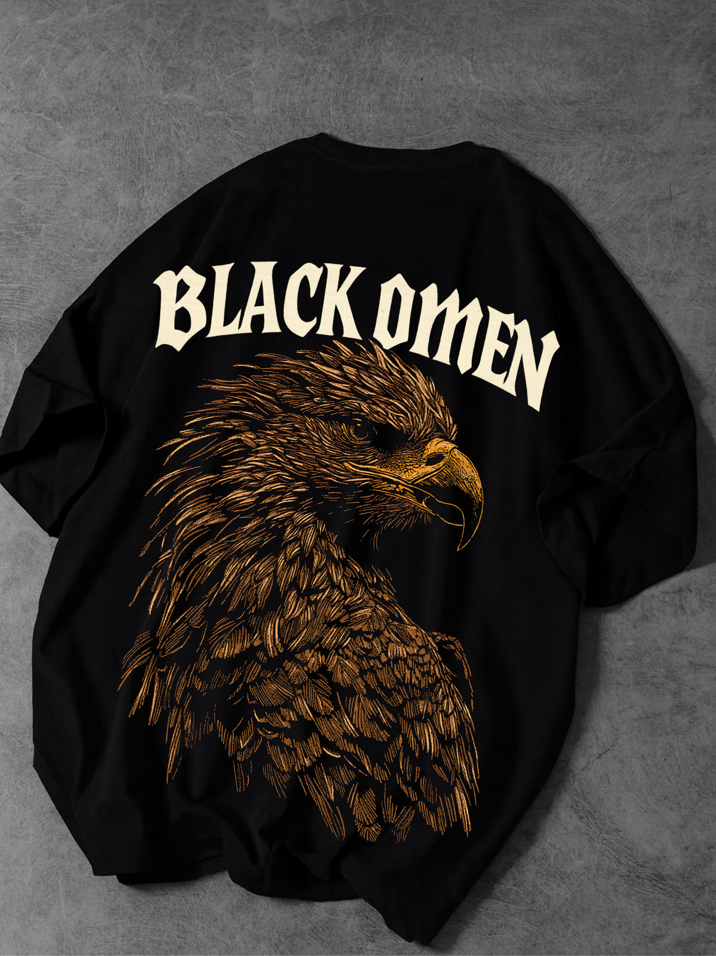 BLACK OMEN OVERSIZED T-SHIRT